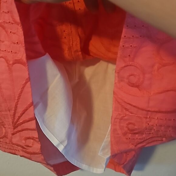 Lilly Pulitzer Sarafina Size 12 Dress pink salmon New - Picture 7 of 8